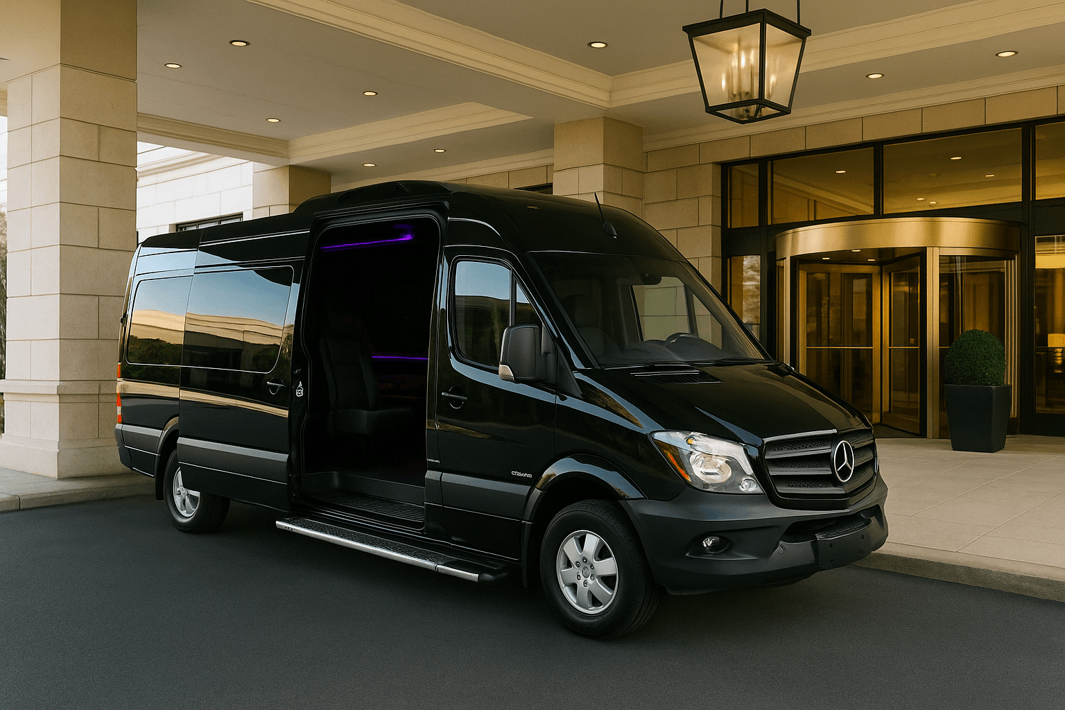 10 Passenger Limo Sprinter exterior