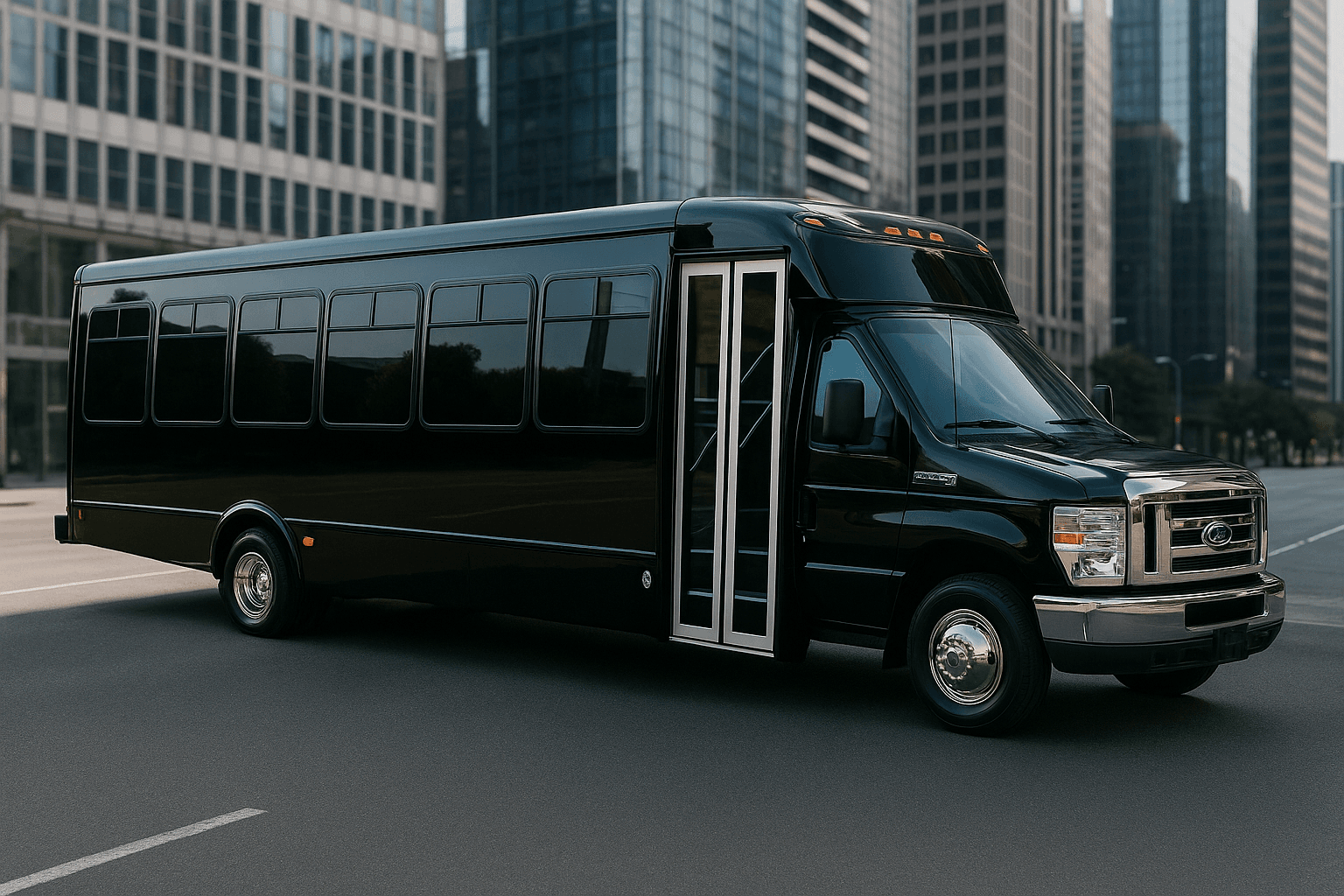 28 Passenger Coach Bus exterior