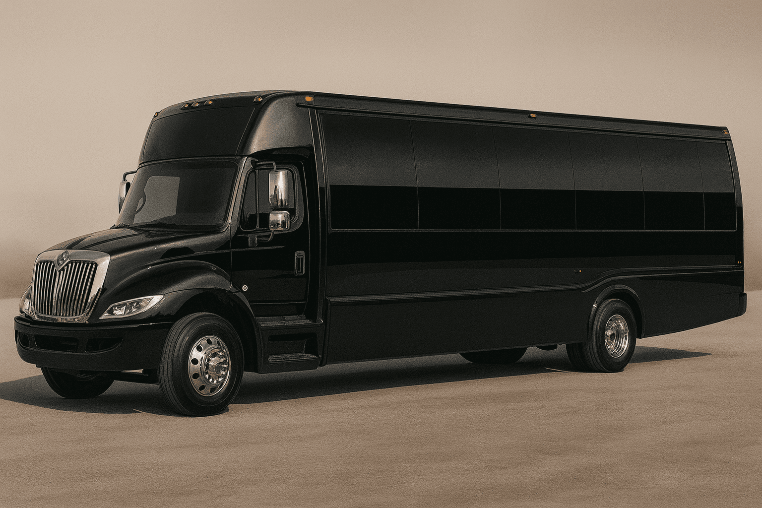 32 Passenger Party Bus exterior