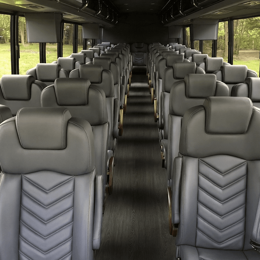 42 Passenger Coach Bus interior